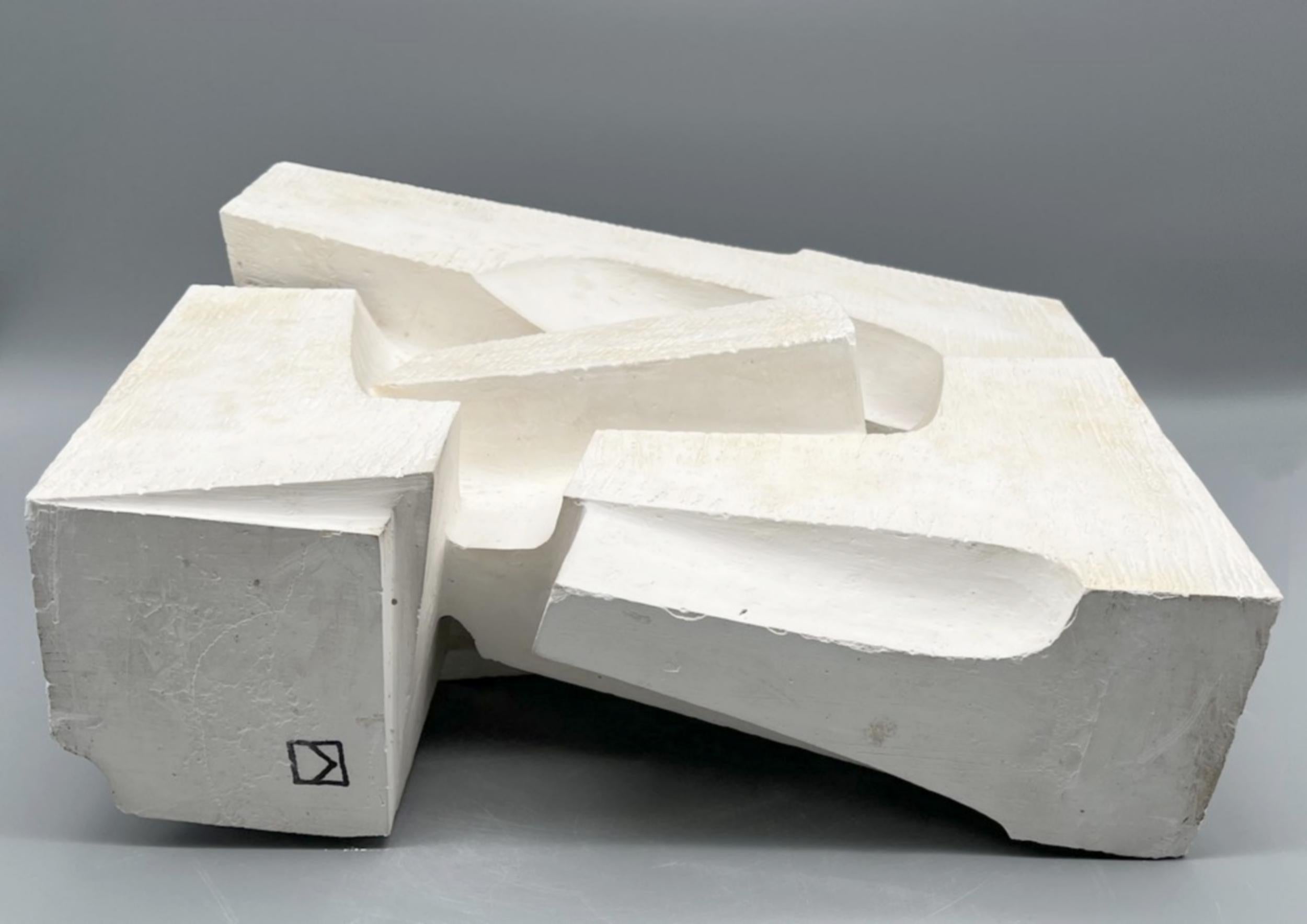 Plaster sculpture by Michel Lucotte, France, 1961 For Sale 1