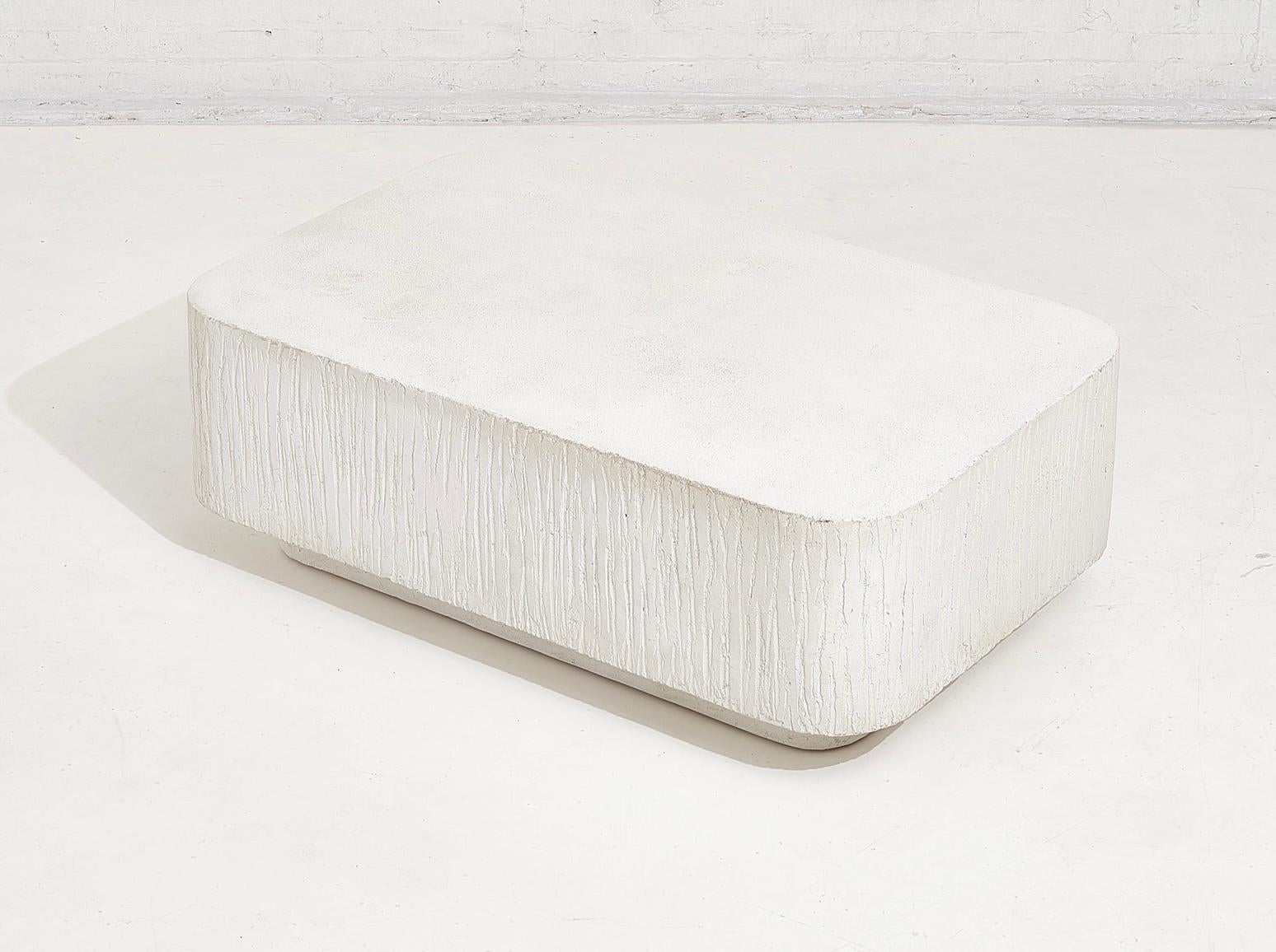 Plaster Sculpture Coffee Table, 1970 For Sale at 1stDibs