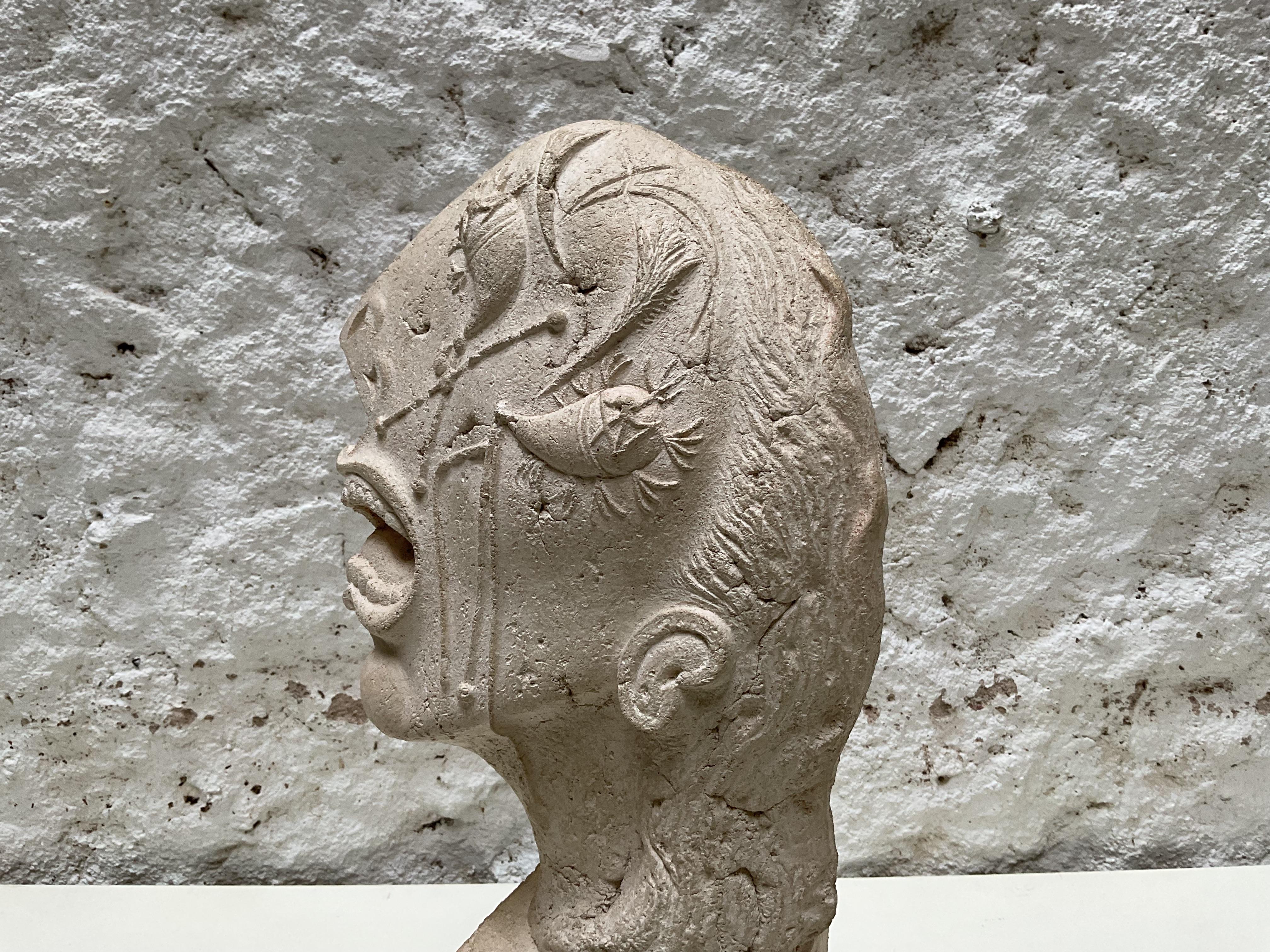 Francese Scultura in gesso 