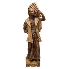 Plaster Sculpture of a Samurai Warrior The Samurai were a caste of warrior