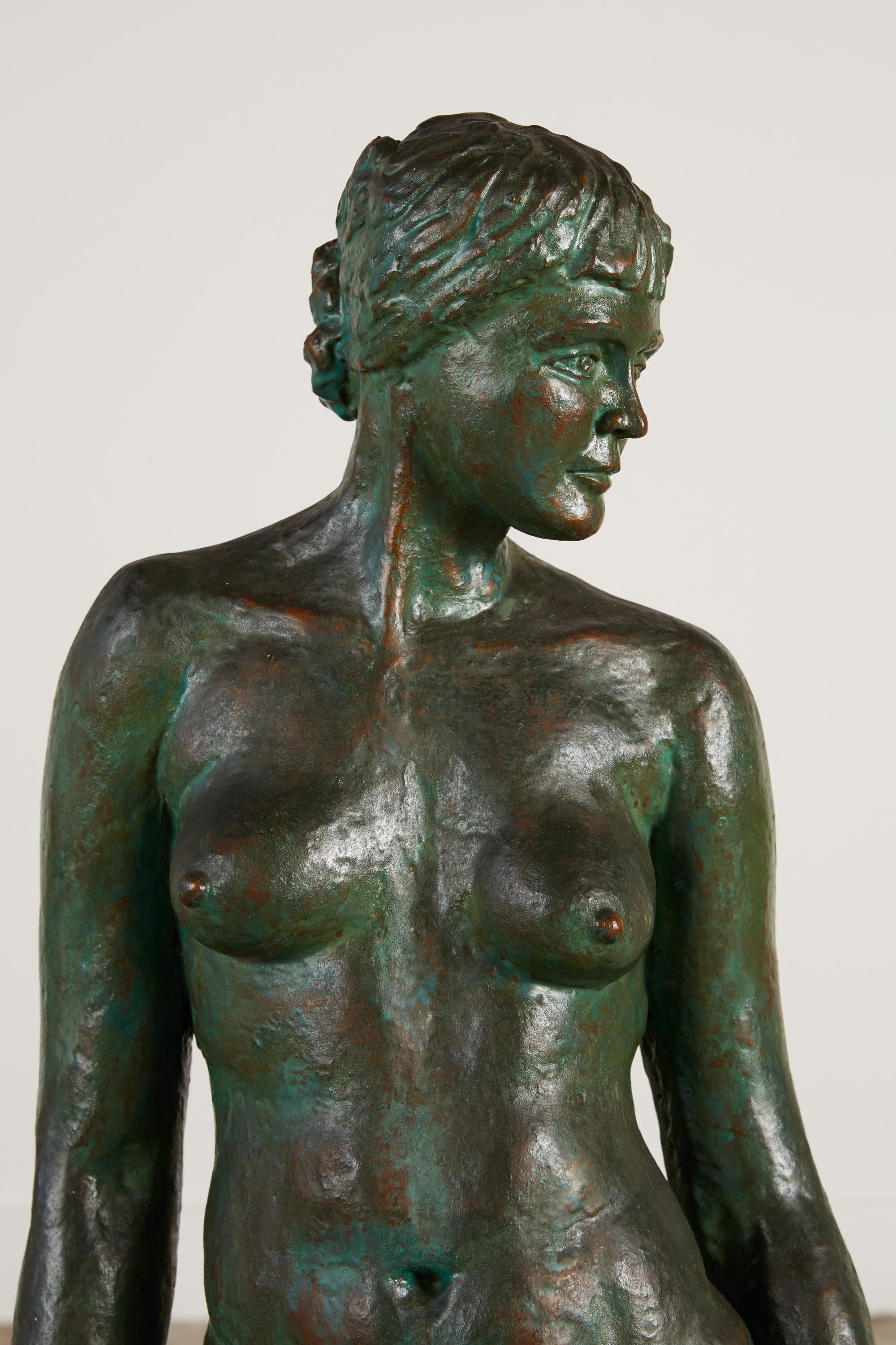 Plaster Sculpture of a Woman 4