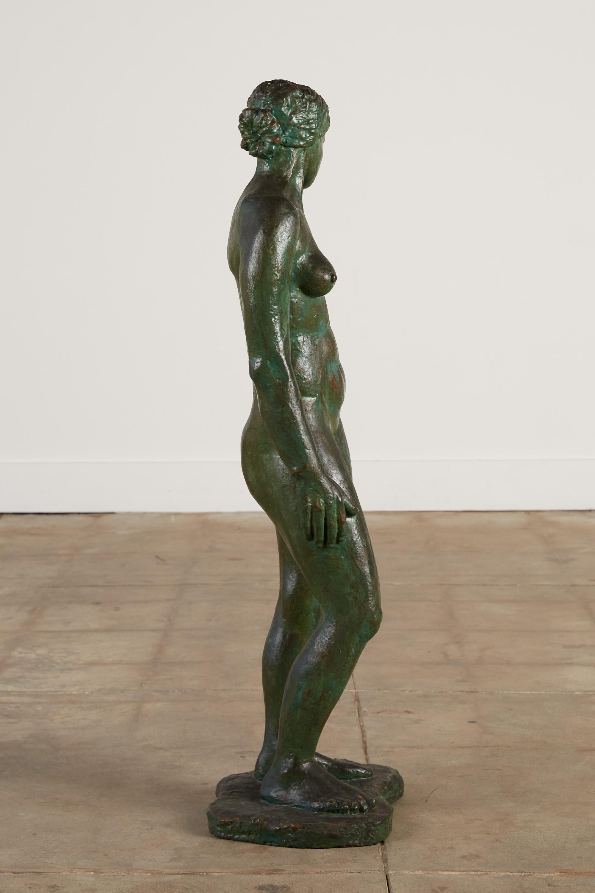 Plaster Sculpture of a Woman 1