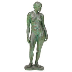 Plaster Sculpture of a Woman
