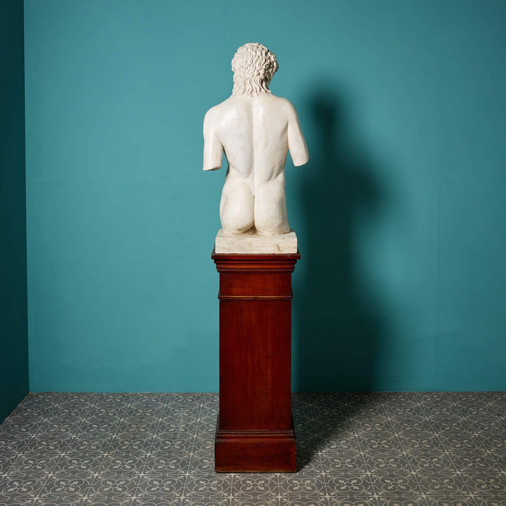 Intonaco Scultura in gesso di Eros dopo l'Antico in vendita