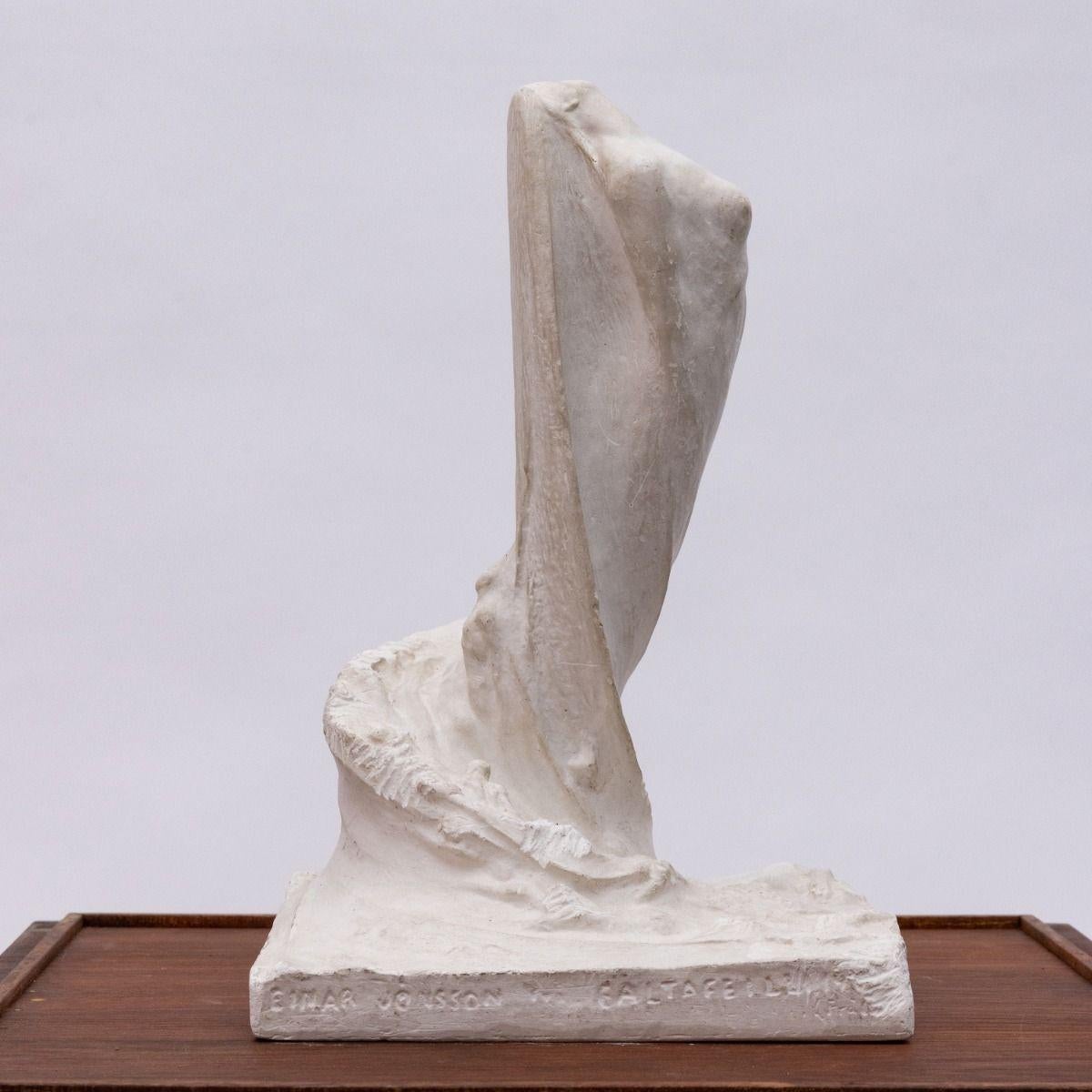 Scultura in gesso di donna di Einar Jónsson In condizioni buone in vendita a Kastrup, DK