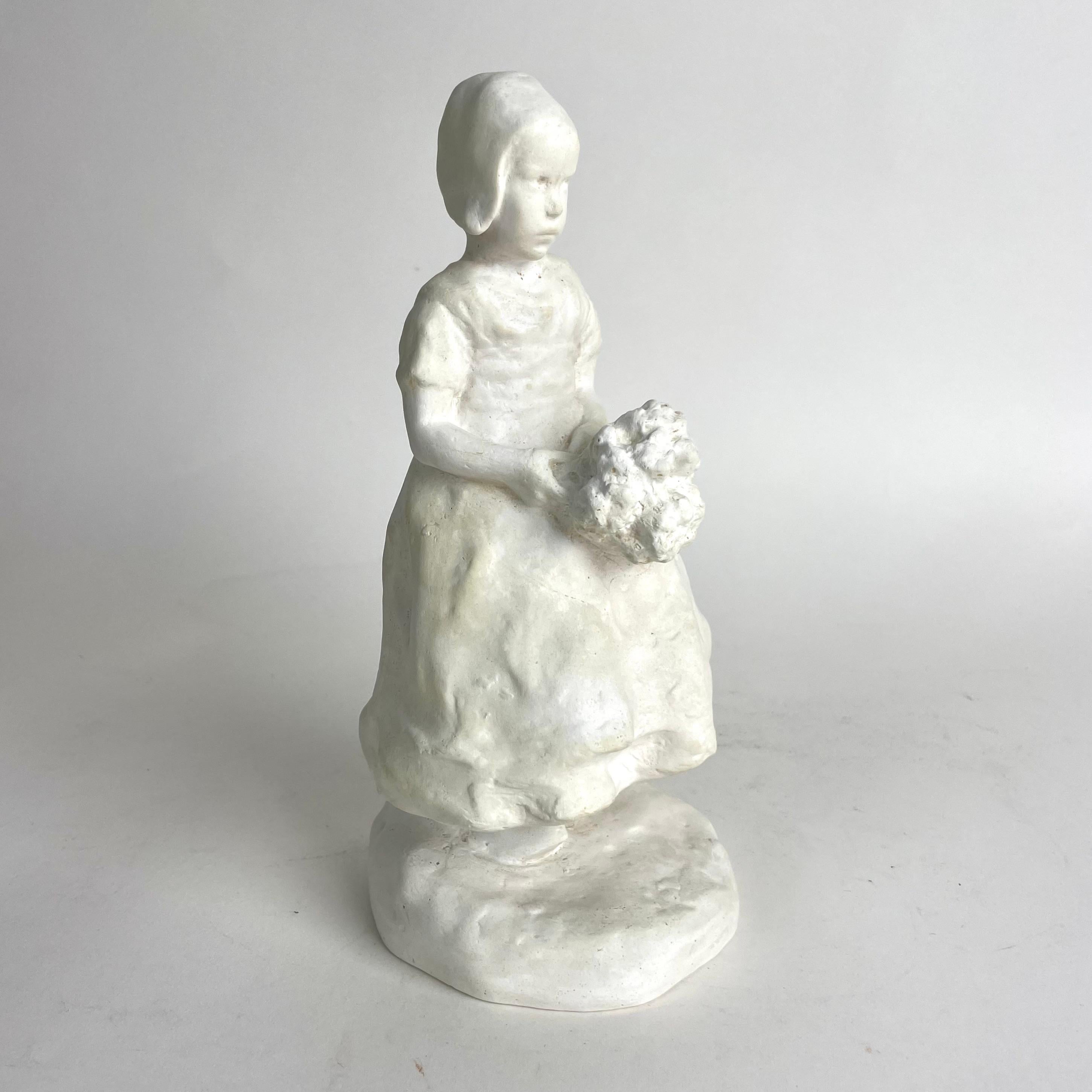 Svedese Scultura in gesso di Ruth Milles (1873-1941). Art Nouveau, inizio XX secolo in vendita
