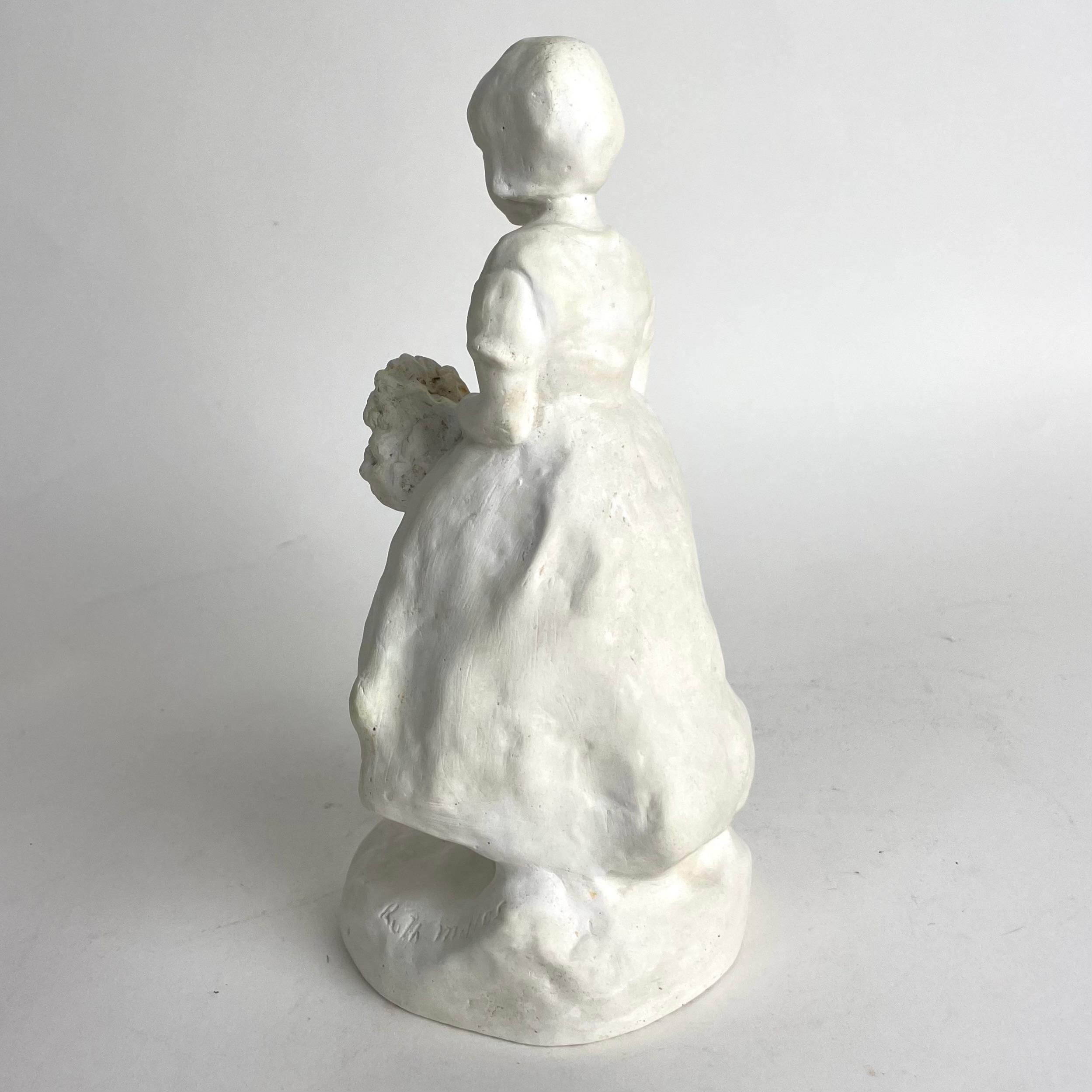 Intonaco Scultura in gesso di Ruth Milles (1873-1941). Art Nouveau, inizio XX secolo in vendita