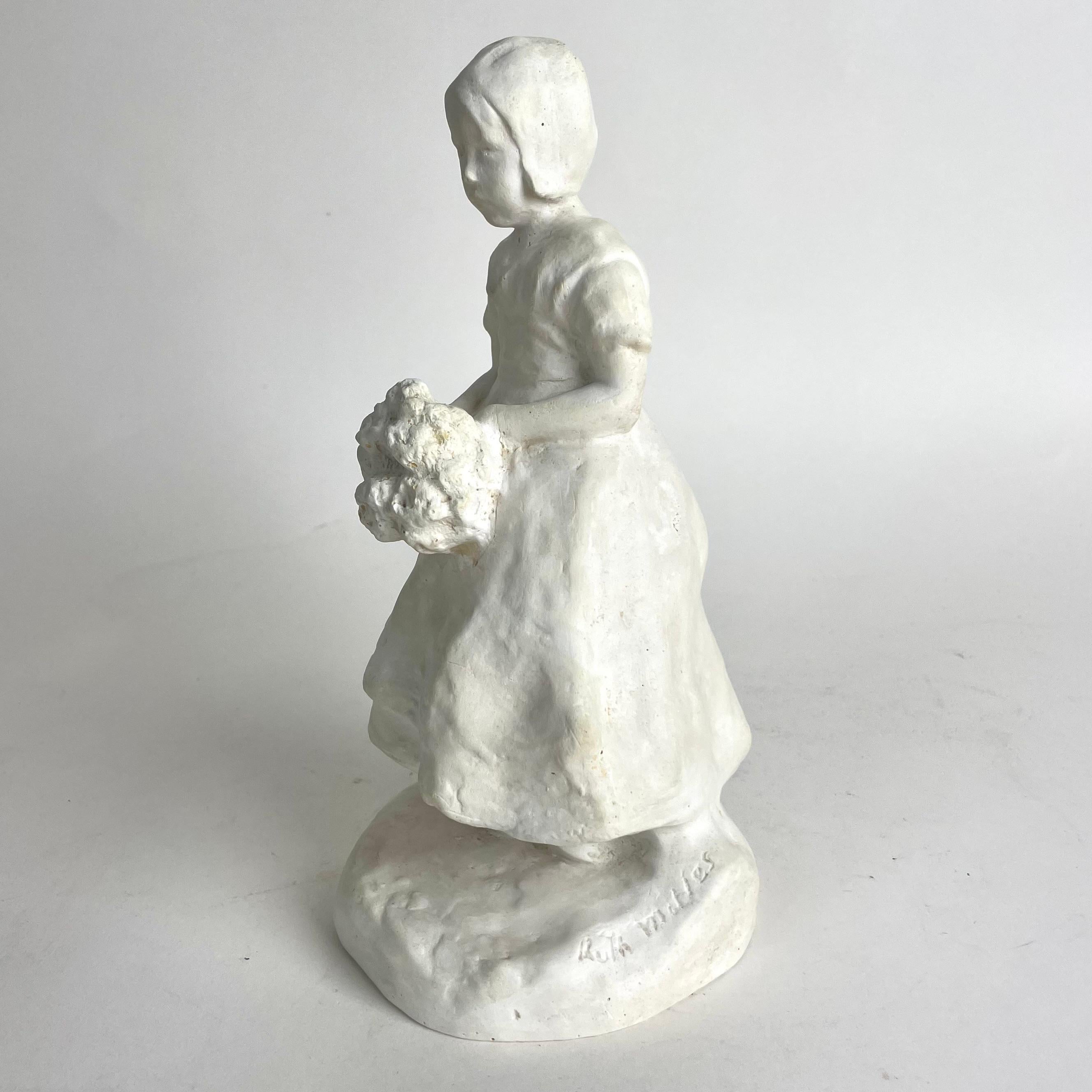 Scultura in gesso di Ruth Milles (1873-1941). Art Nouveau, inizio XX secolo in vendita 1