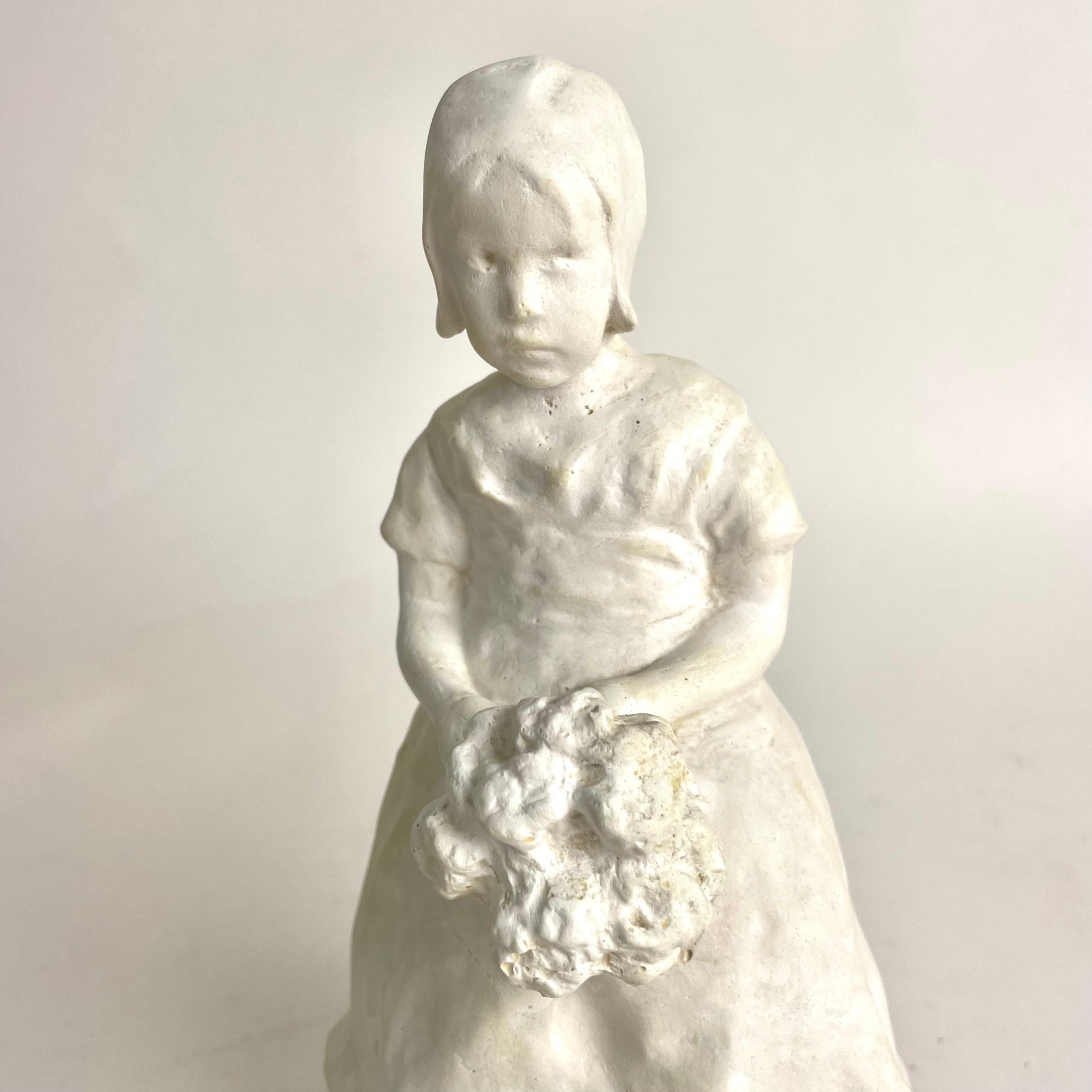 Scultura in gesso di Ruth Milles (1873-1941). Art Nouveau, inizio XX secolo in vendita 3