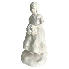 Antique Plaster Sculture by Ruth Milles (1873-1941). Art Nouveau, early 20th Century