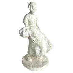Escultura de escayola de Ruth Milles (Suecia, 1873-1941). Art Nouveau, fechado en 1906
