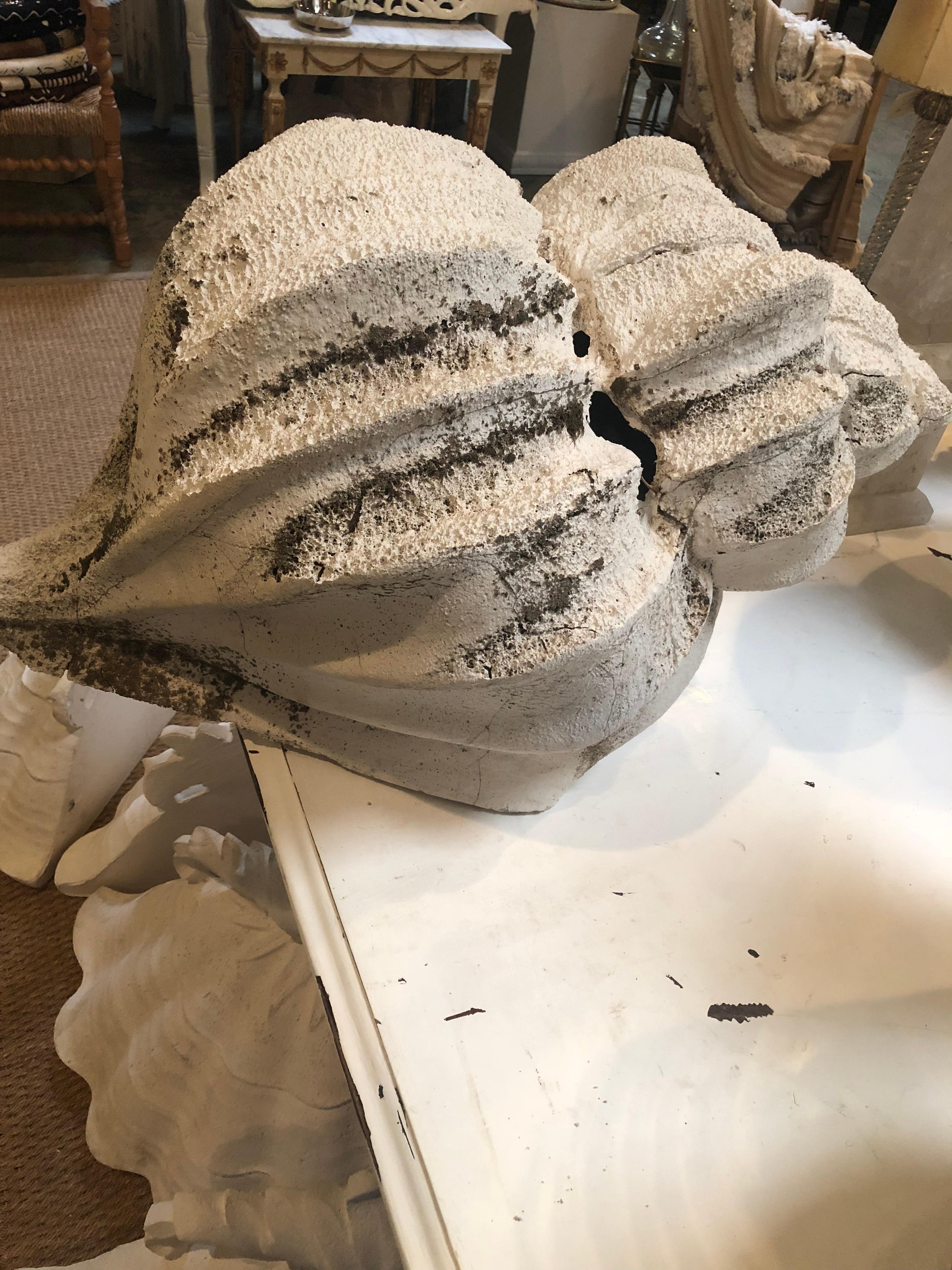 Plaster Shell In Fair Condition For Sale In Dallas, TX