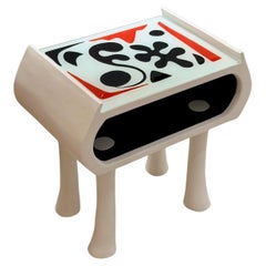 Plaster Side table One of a kind by Demarne Studio