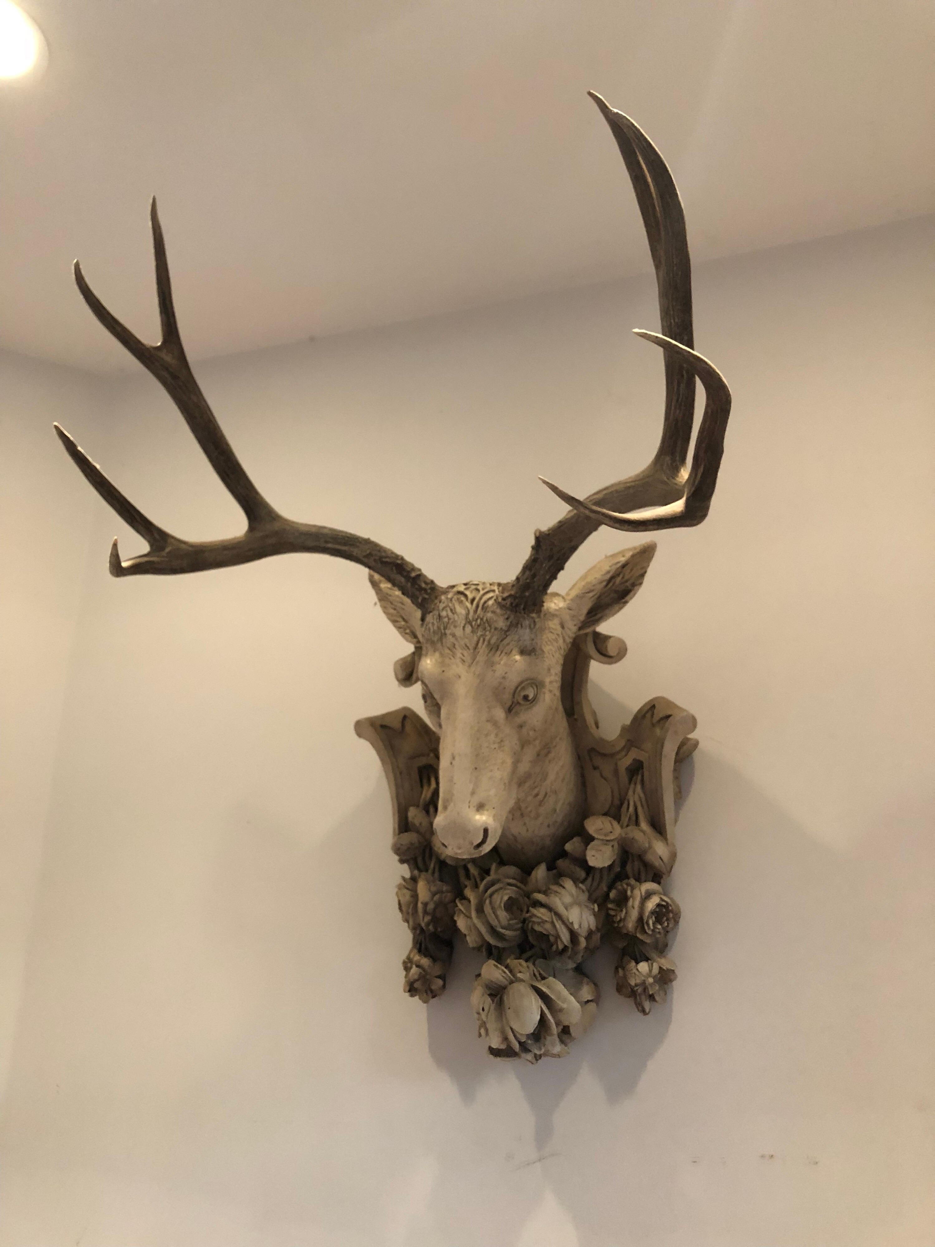 Plaster Stag Mount 1