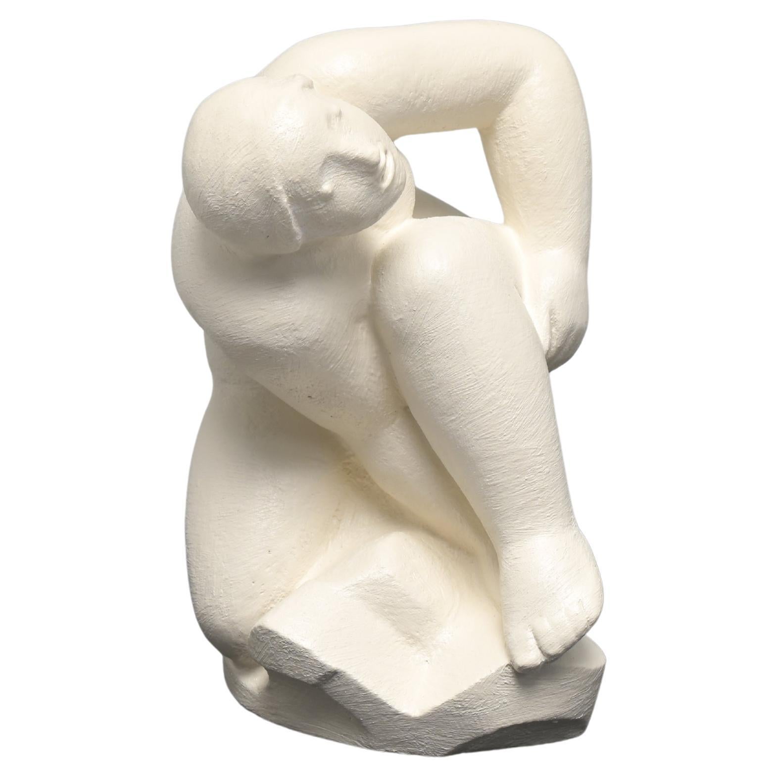 Plaster Statue by Jan Keustermans For Sale