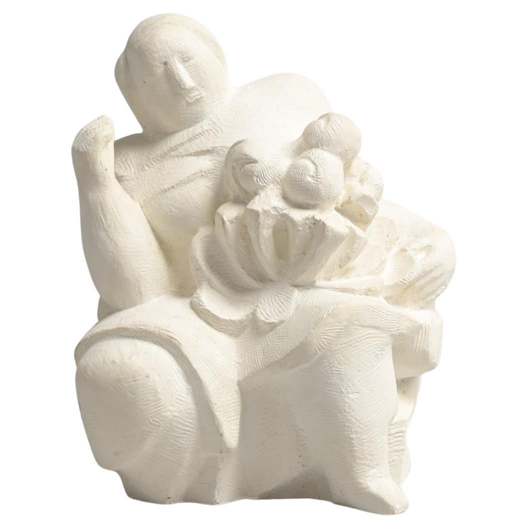 Plaster Statue by Jan Keustermans For Sale