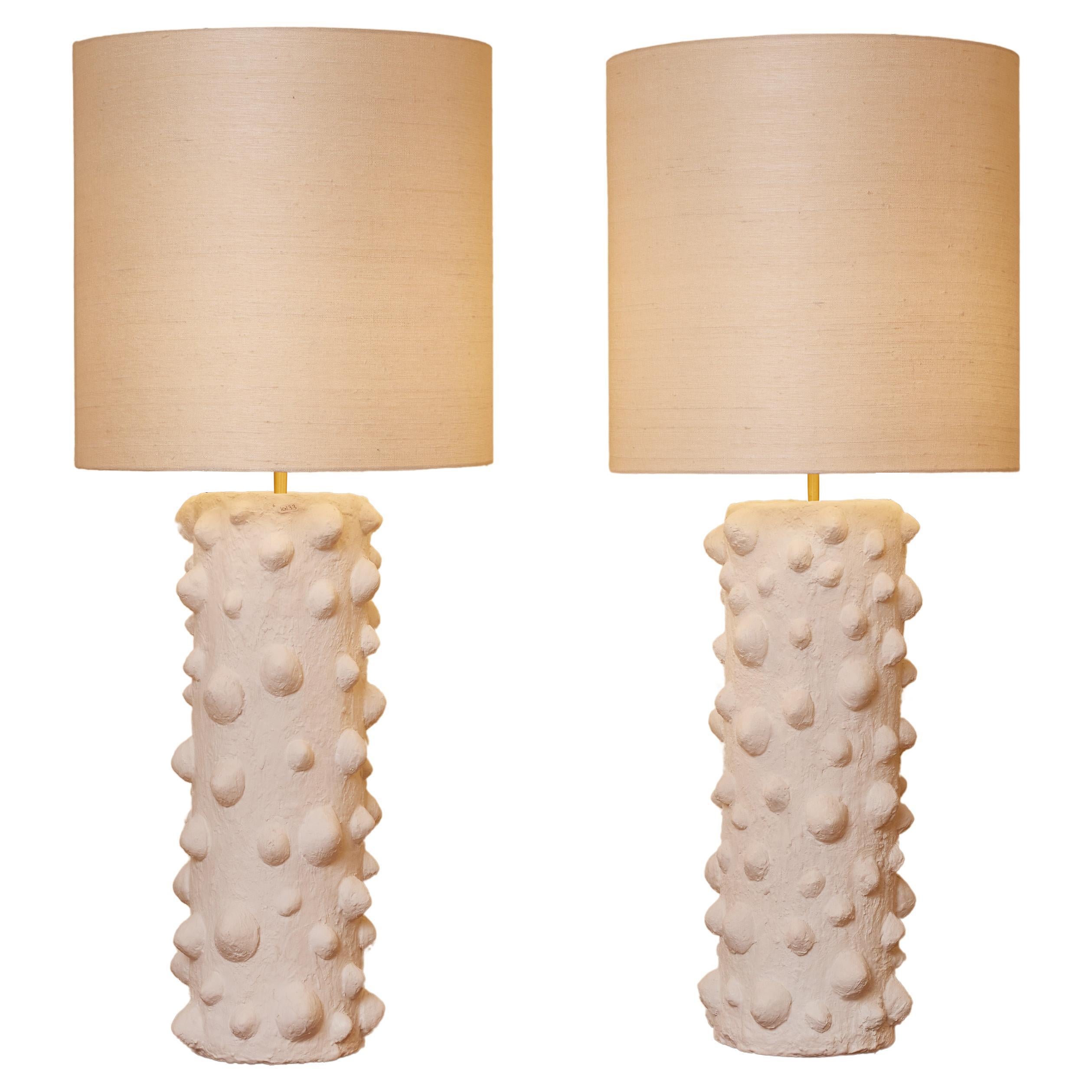 Lampes de table en plâtre par LYNX en vente