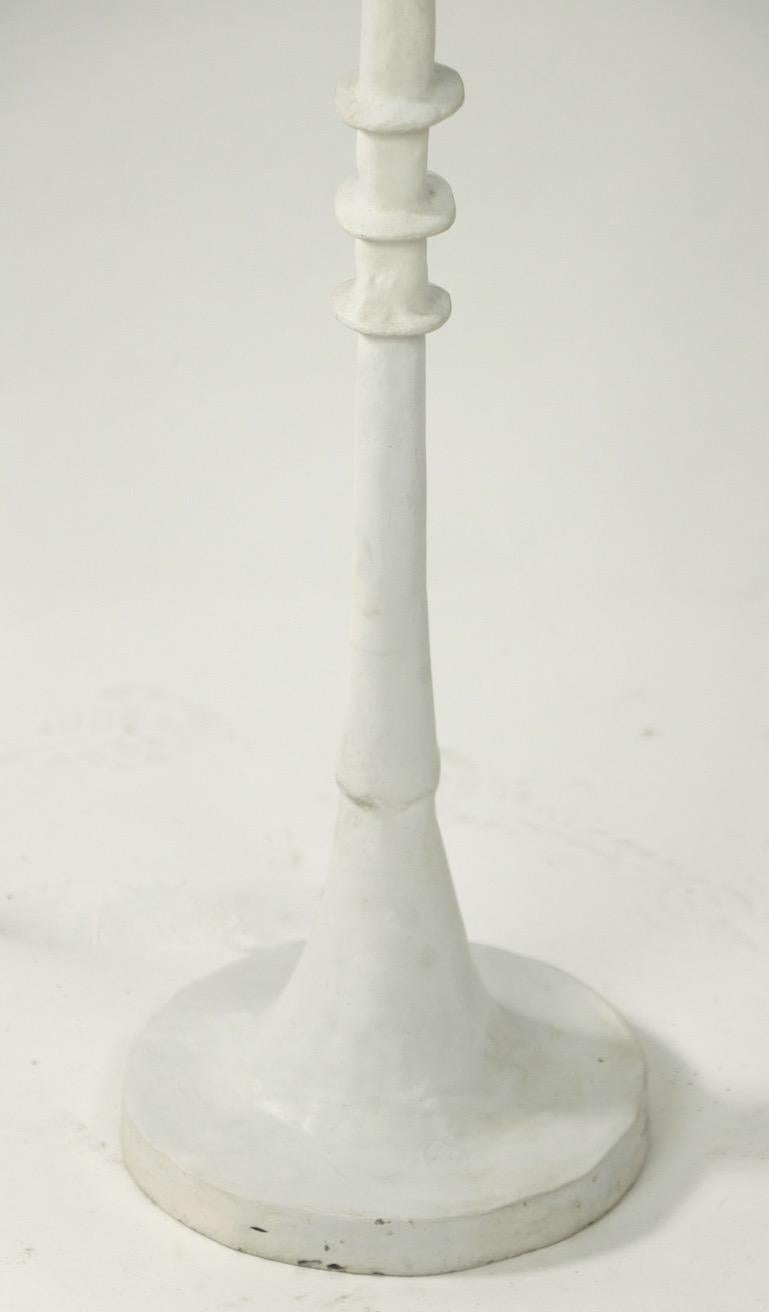 20th Century Plaster Tete De Femme Floor Lamp by Sirmos after Giacometti