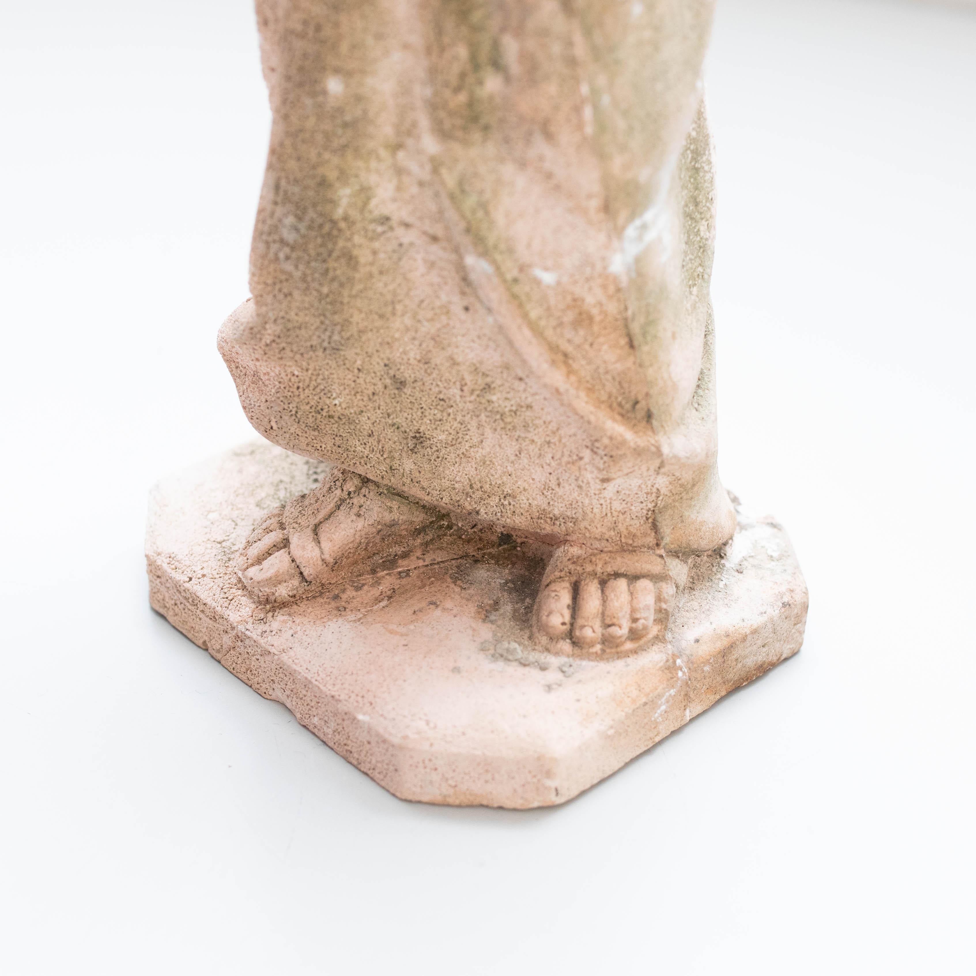 Figure traditionnelle en plâtre, vers 1930 en vente 3