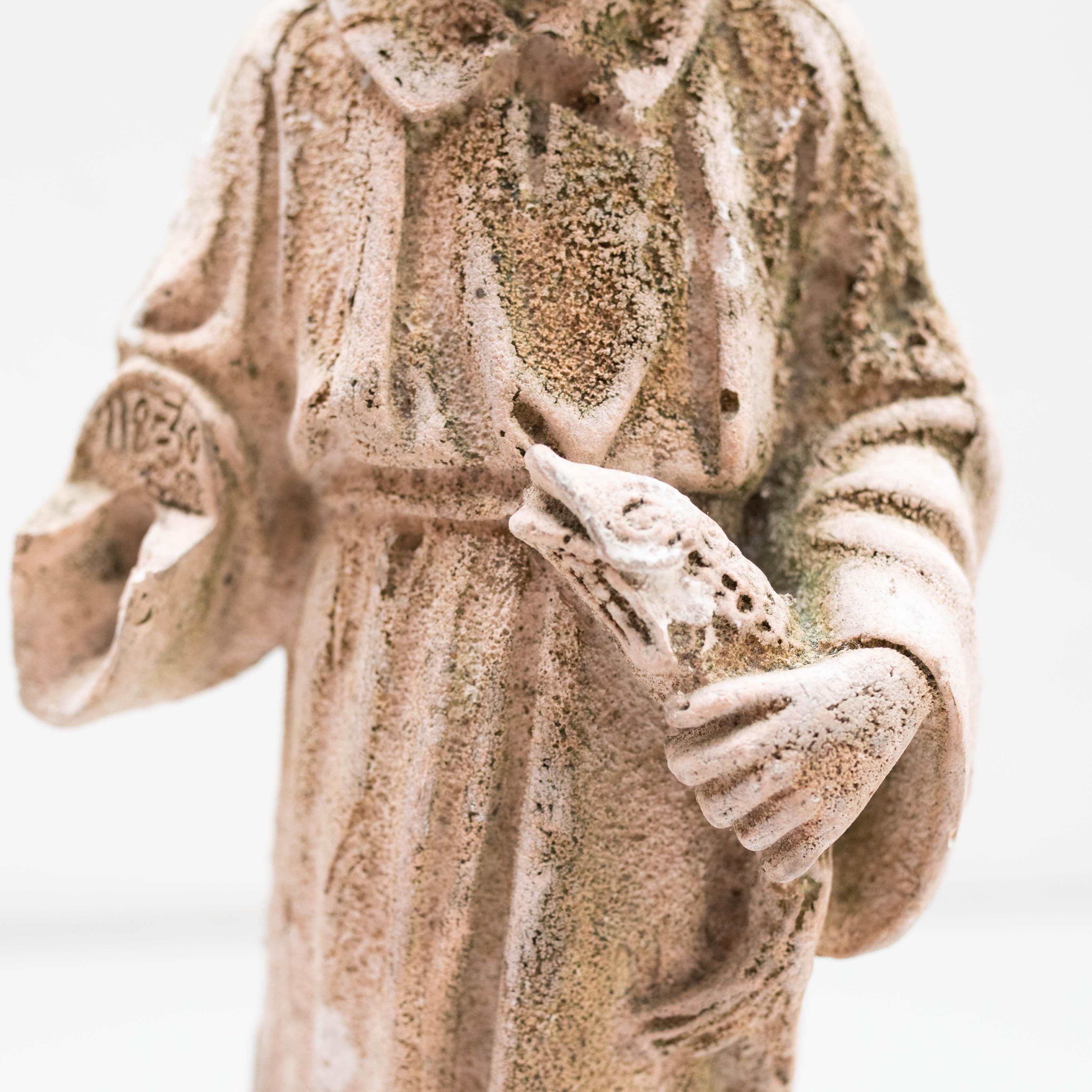 Figure traditionnelle en plâtre, vers 1930 en vente 4