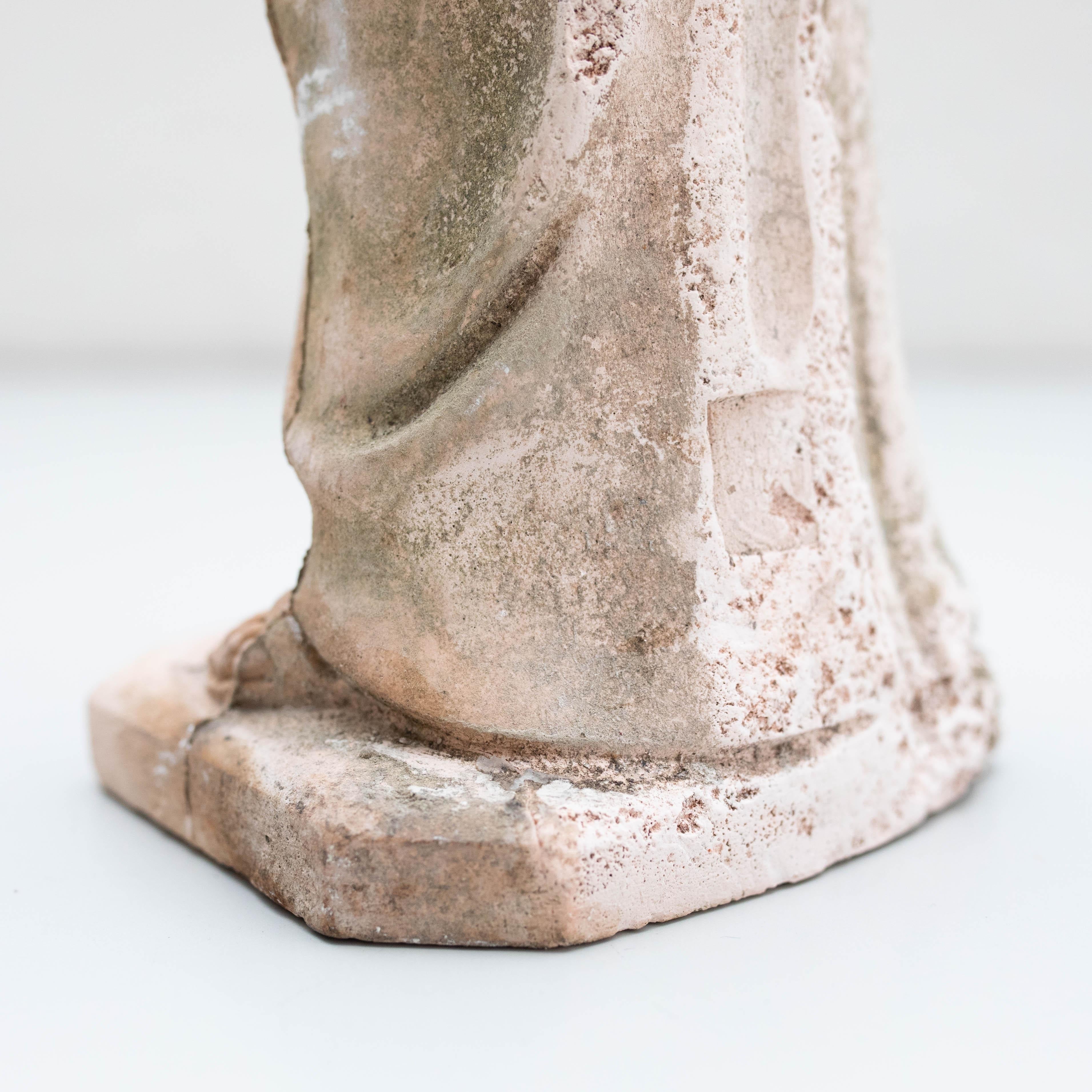 Figure traditionnelle en plâtre, vers 1930 en vente 8