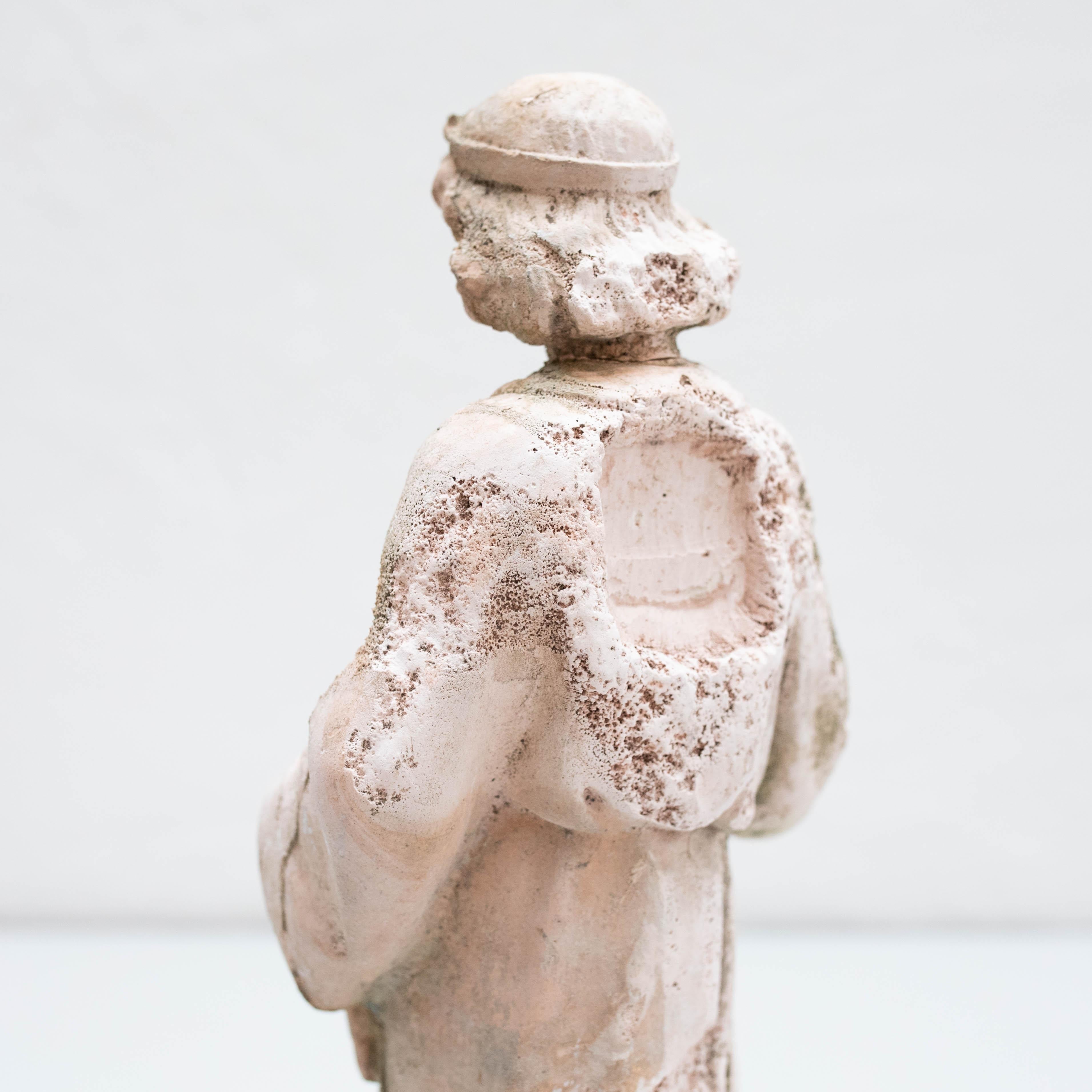 Figure traditionnelle en plâtre, vers 1930 en vente 9
