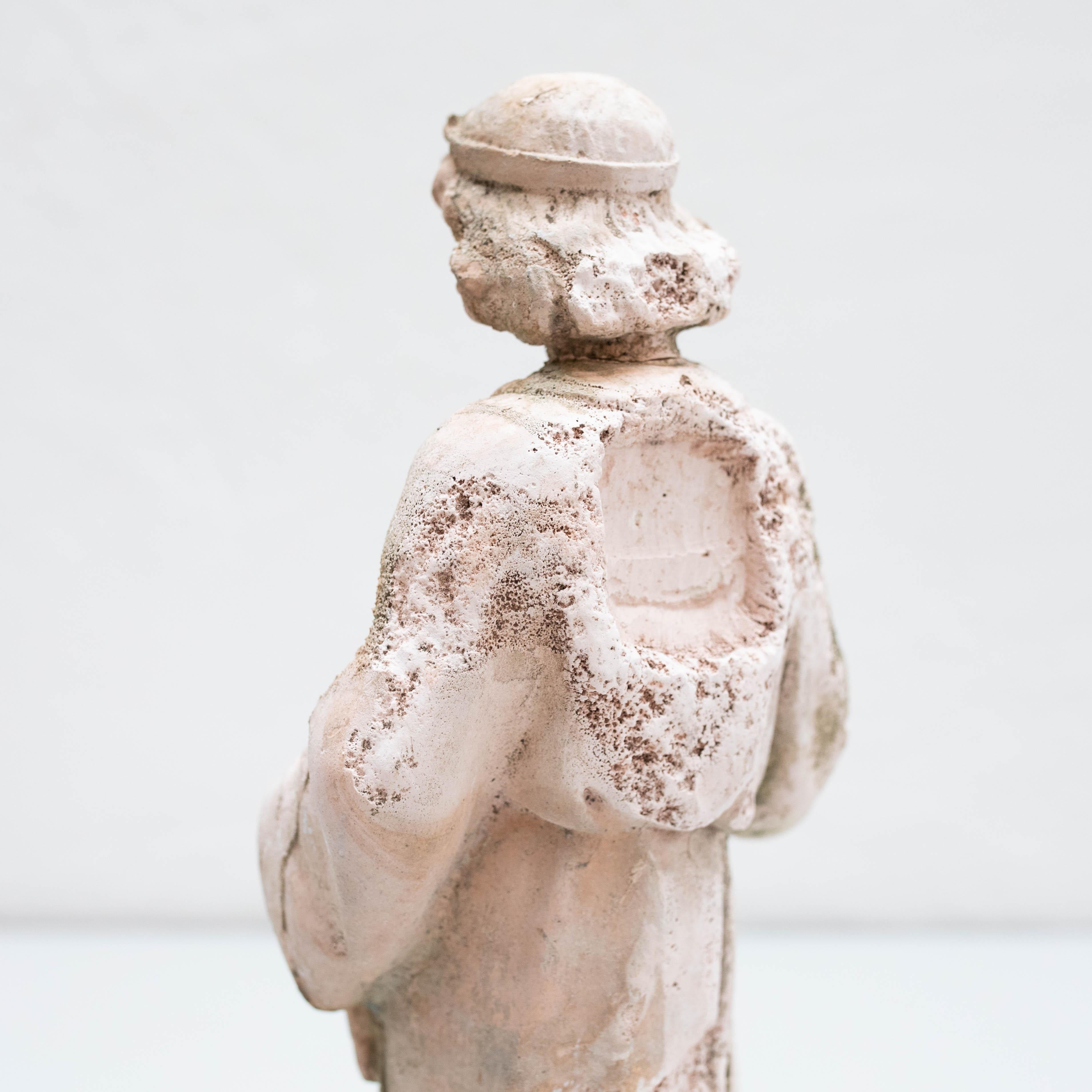 Plaster Traditional Figure, circa 1930 For Sale 10