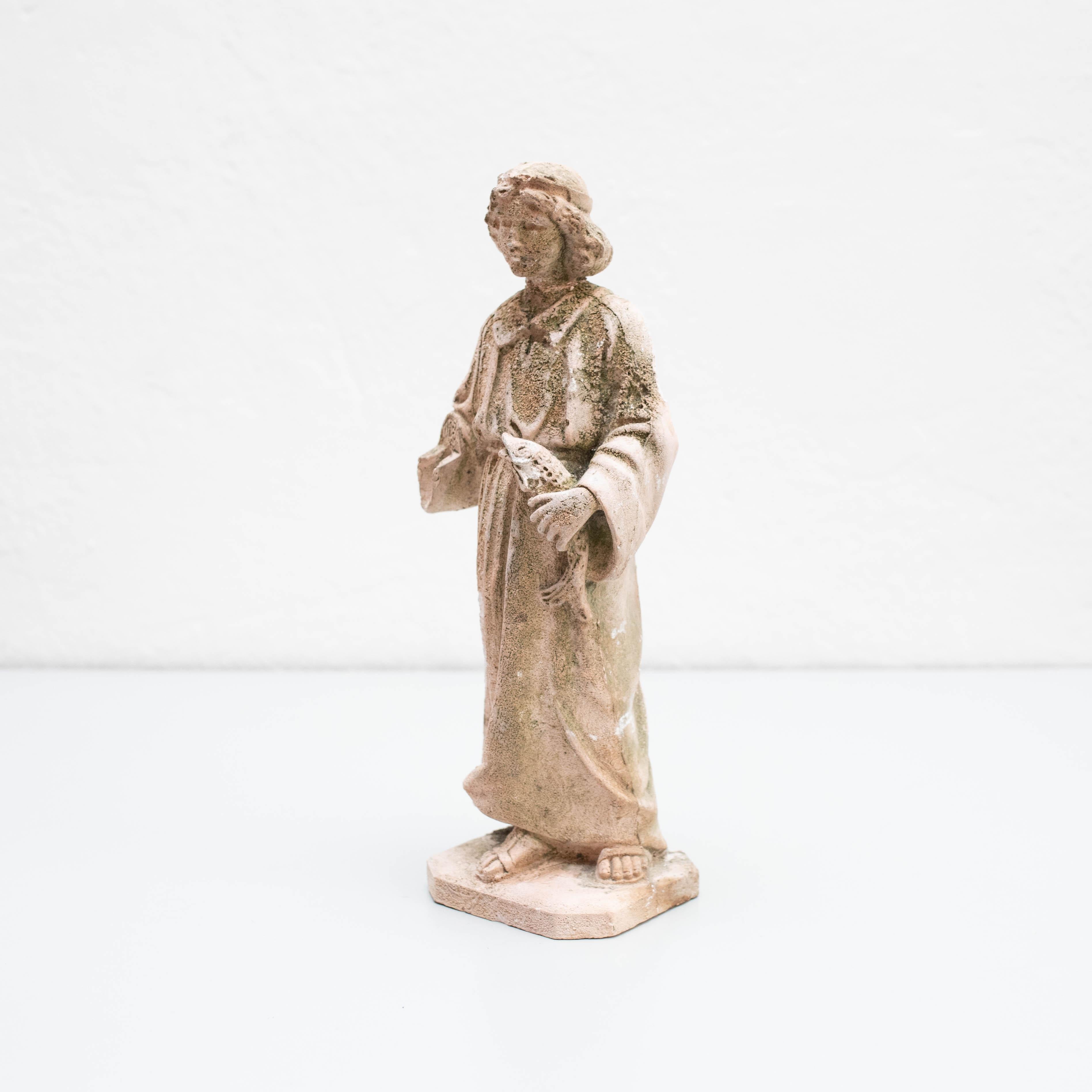Modern Plaster Traditional Figure, circa 1930 For Sale