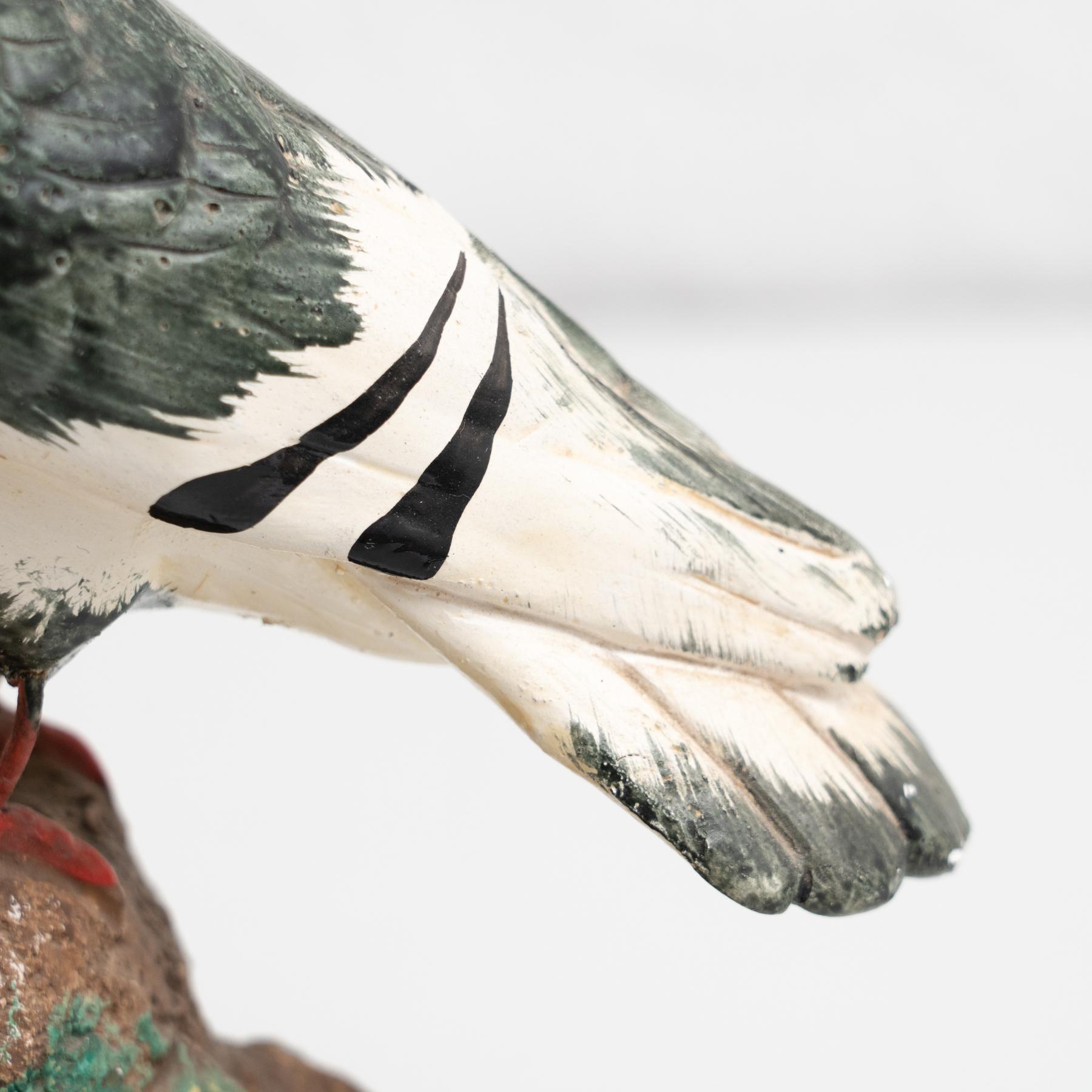Plaster Traditional Two Dove Figure, circa 1950 For Sale 8