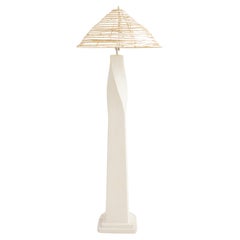 Plaster Twist Floor Lamp, 1980s
