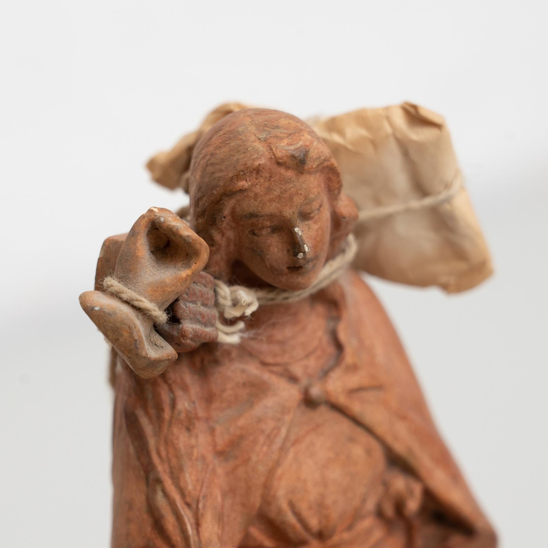 Mid-20th Century Plaster Virgin Traditional Figure, circa 1950 For Sale