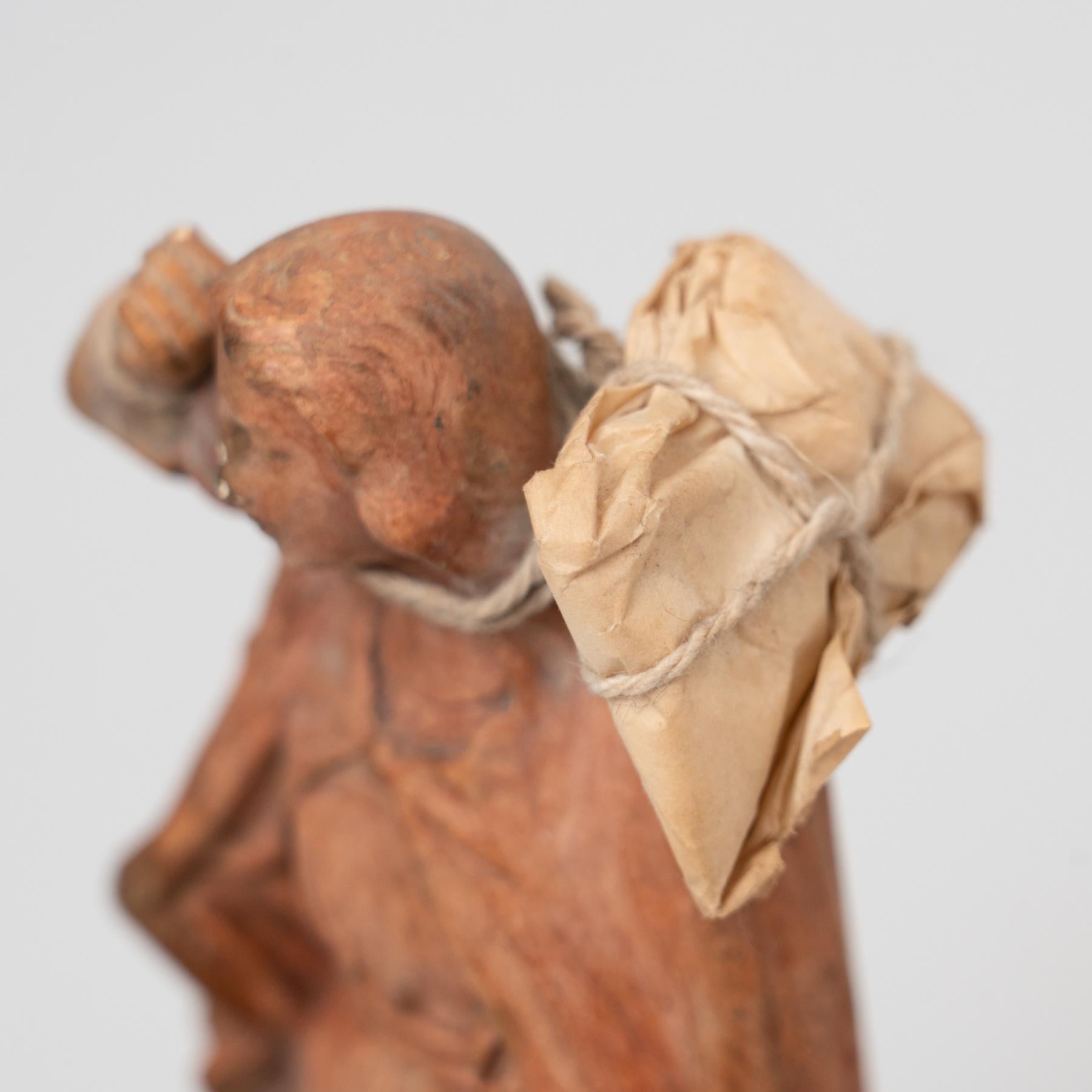 Plaster Virgin Traditional Figure, circa 1950 For Sale 1