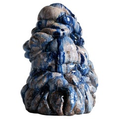 Plastic Blue Sculpture by Natasja Alers