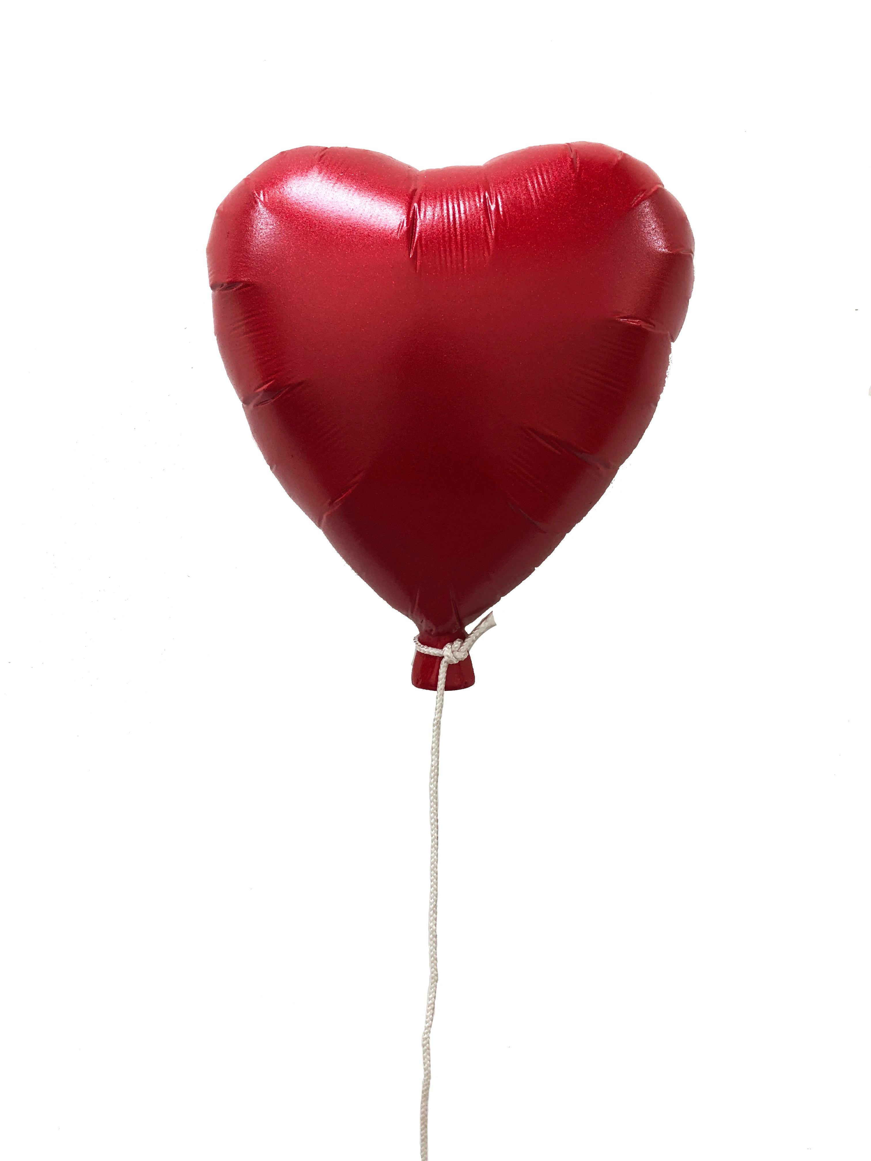 Balloon Heart - Mixed Media Art by Plastic Jesus