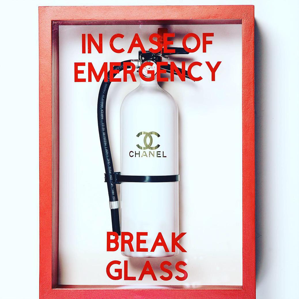 "Fashion Emergency - Chanel" - Mixed Media Art by Plastic Jesus
