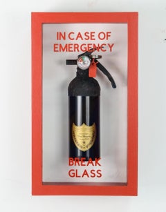 "In Case Of Emergency - Compact Dom Perignon Fire Extinguisher"