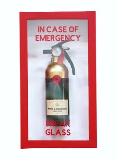 "In Case Of Emergency - Compact Moet  Fire Extinguisher"