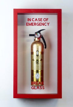 "In Case Of Emergency - Cristal Champagne Midi Fire Extinguisher"