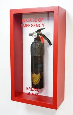 "In Case Of Emergency - DOM PERIGNON Midi Fire Extinguisher"