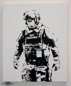"Profesor de Arte" - Serigrafía acrílica sobre papel