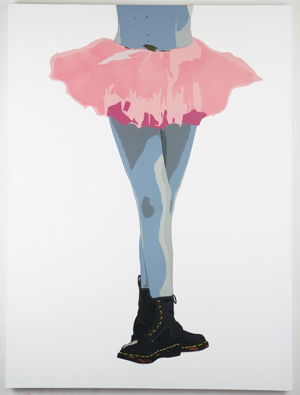 Plastic Jesus street art vernice spray su tela pop art contemporary interior