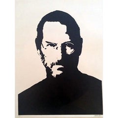 “Steve Jobs” Silk Screen Print on Archival Paper 