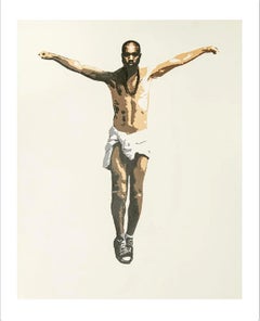 "The New Messiah" – Acrylic Stencil on Paper