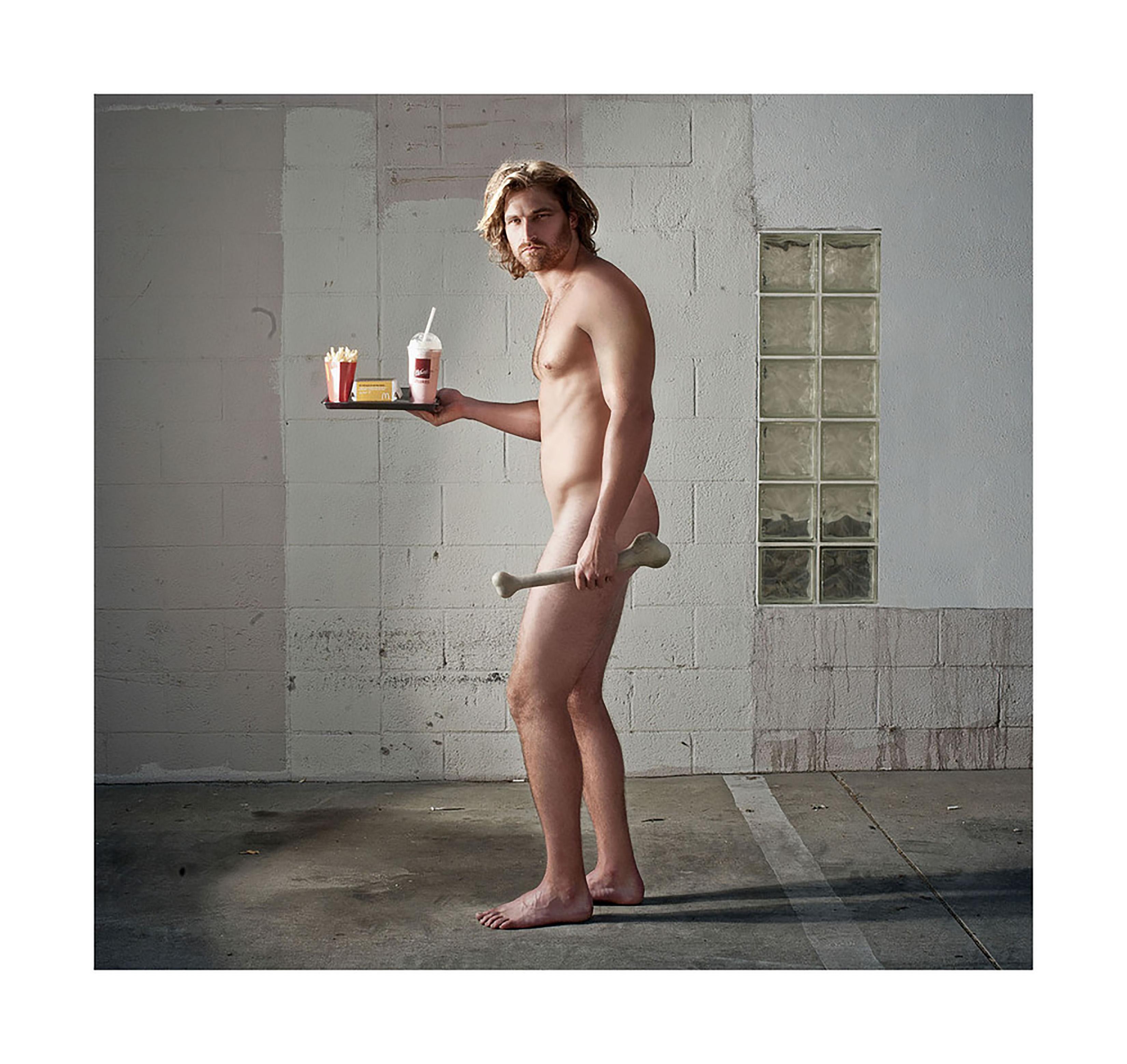 Plastic Jesus Figurative Photograph - "Caveman" - Limited Edition Fine Art Print