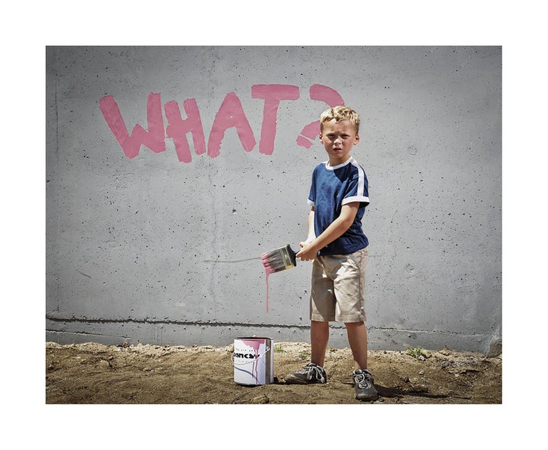 Plastic Jesus "What?" Limited Edition Fine Art Print For Sale at