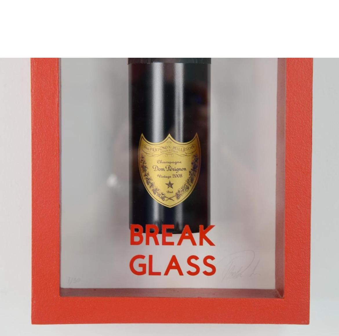 Contemporary black dom Fire Extinguisher wall sculpture pop art interior - Black Still-Life Sculpture by Plastic Jesus