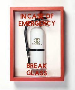 "In Case of Emergency Break Glass" Chanel Luxury Brand Edition FireExtinguisher 