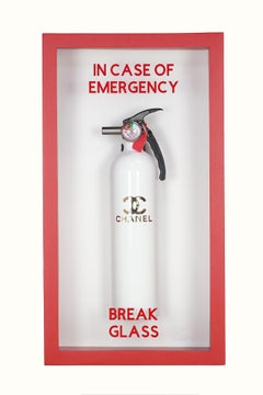 "In Case of Emergency Break Glass "Chanel Midi Edition Fire Extinguisher 