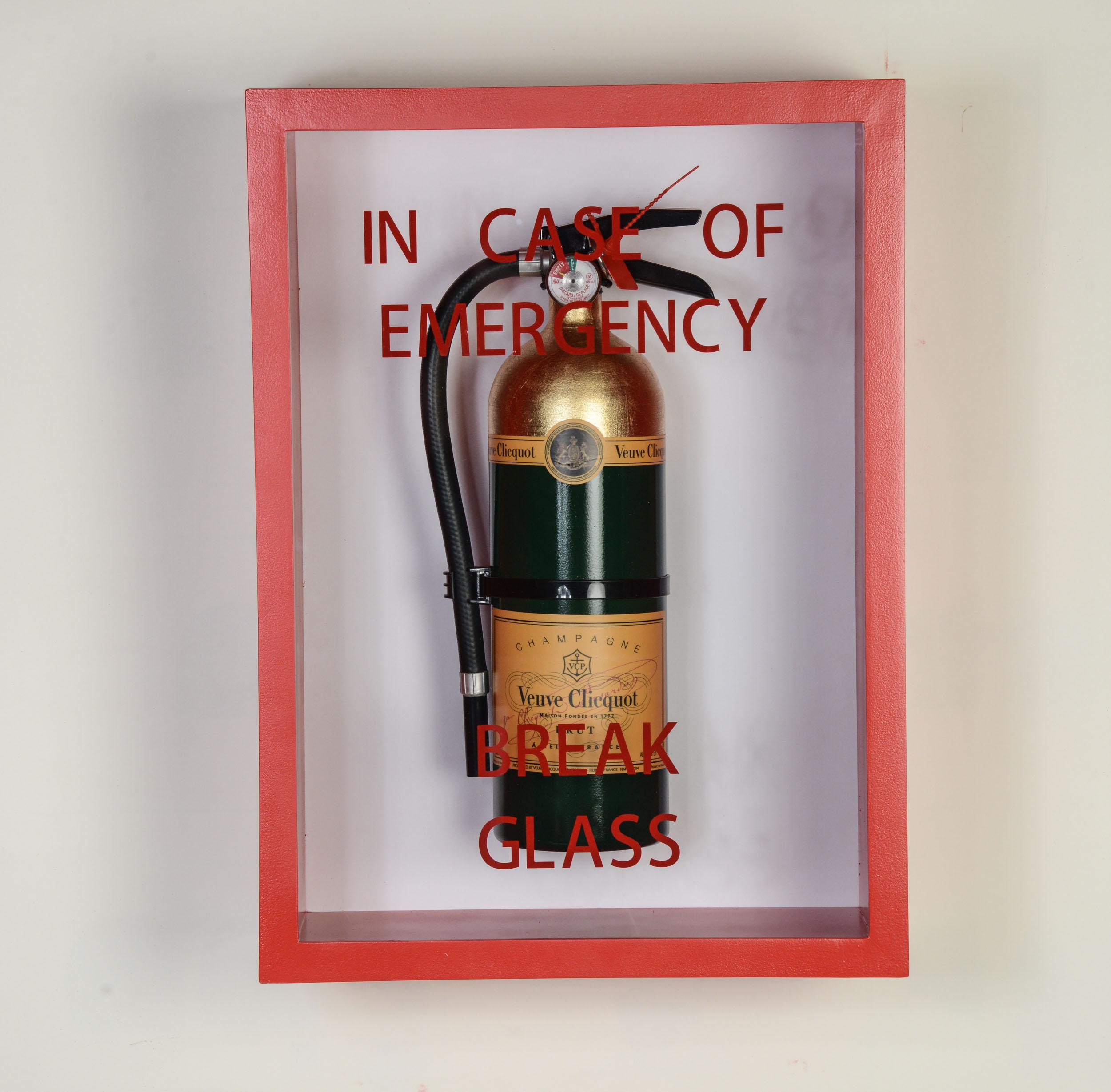 "In Case of Emergency Veuve Clicquot" Limited Edition Fire Extinguisher 