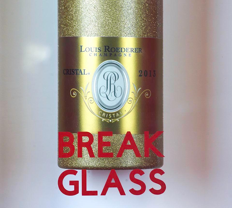 in case of emergency break glass liquor bottle